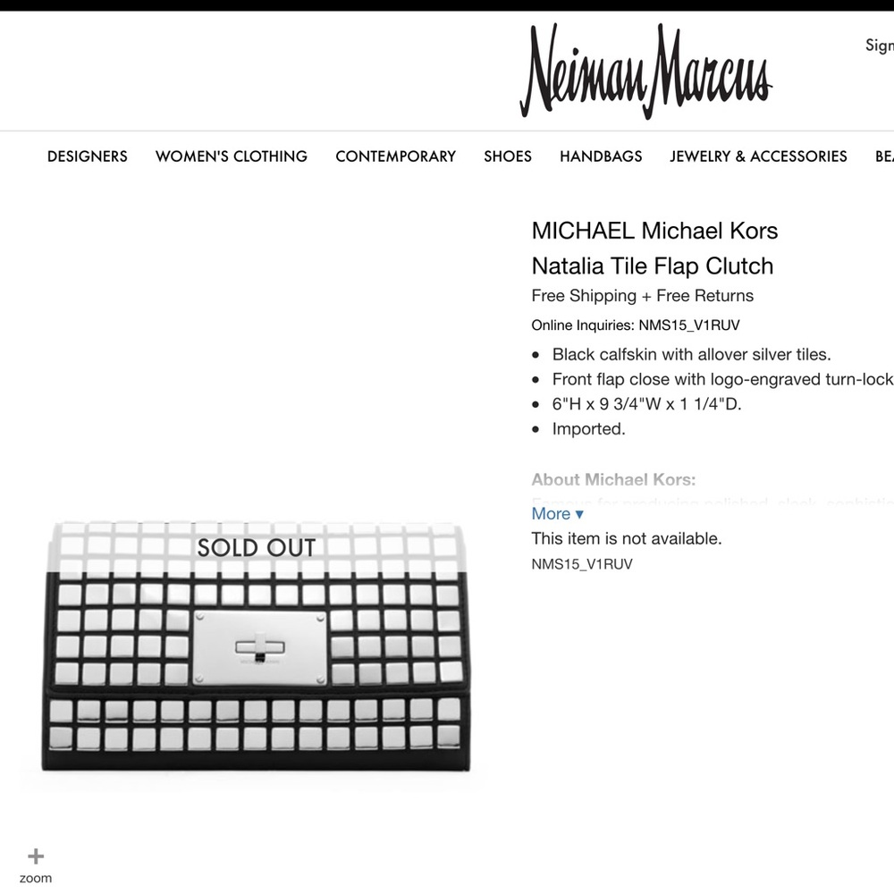 Michael Kors Natalia clutch